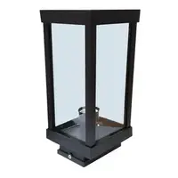 ไฟหัวเสา LM6003 LIGHT MOS อะลูมิเนียม/แก้ว โมเดิร์น