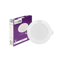 ดาวน์ไลท์ LED ECOLINK 7 วัตต์ WARM WHITE 4 นิ้ว สีขาว กลม