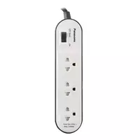 รางปลั๊กไฟ3ช่อง1สวิตซ์WCHG24232W2MWH PAN