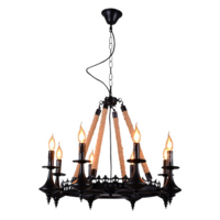 MAXLIGHT Ceiling lamp FD-6324/8 E14 40W Black