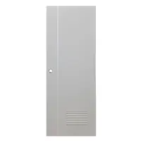 ประตูห้องน้ำ UPVC เจาะลูกบิด AZLE BN01-1A 70x200 ซม.สี LIGHT GREY