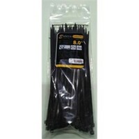 CABLE TIES ELE 8" BK
