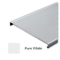 ฝ้าอลูมิเนียม แนวยาว 300G Fameline สี Pure White