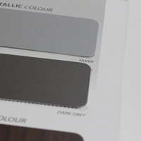 ฝ้าอลูมิเนียม ลายเส้น Grille Fameline MT-0113 DARK GREY