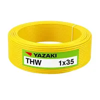 สายไฟ THW 35 ตร.มม. สีเหลือง YAZAKI