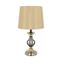 TABLE LAMP CS MTR1438 CAR FB CM/BR