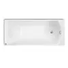 KOHLER Patio 1600 BubbleMassage Bath, white pillow left hand keypad K-78236X-G1-0