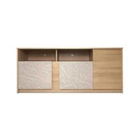 ตู้วางทีวี ME LIVING 150 ซม. สี SOLID OAK/MARBLE GREY