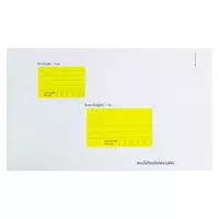 28x38+4cm PAC 50 PLASTIC POSTAL ENVELOPE