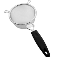 COLANDER SS BLACK HANDLE 10cm MILLENNIUM