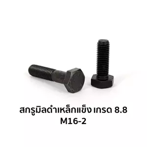 น็อตตัวผู้ หัวหกเหลี่ยม เกรด 8.8 เกลียวครึ่ง M16-2 x 55 มม.-1