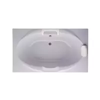 อ่างอาบน้ำธรรมดา+หมอน American Standard รุ่น CELLO TF-8110-WT