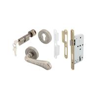 มือจับก้านโยกห้องทั่วไป MORTISE HAFELE 499.62.412 สีทองเหลืองรมดำ