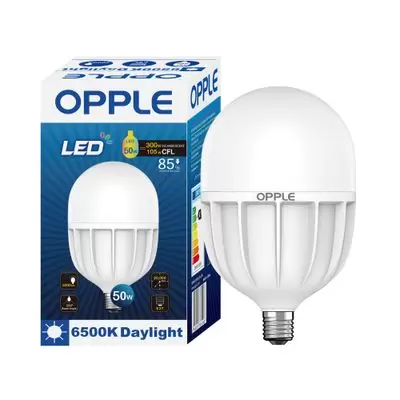 หลอดไฟกลม LED E27 50W Daylight รุ่น ES1HPB-E27-50W-DLCT-1