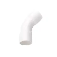 NPI Trachang PVC Electric Telecom White JIS Short Bend 45 H ES 2 15 mm