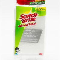 ฟองน้ำหุ้มตาข่าย SCOTCH-BRITE 8x2x13.5cm แพ็คคู่