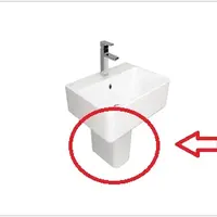 Semi PEDESTAL LEG TF-0707-WT WHITE