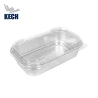 ถาดฟอยล์เหลี่ยมฝา 360ml KECH แพ็ค5ชิ้น