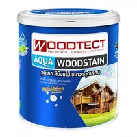 #AM601 สีย้อมไม้ WOODTECT AQUA สีไม้สัก ชนิดด้าน 1แกลลอน