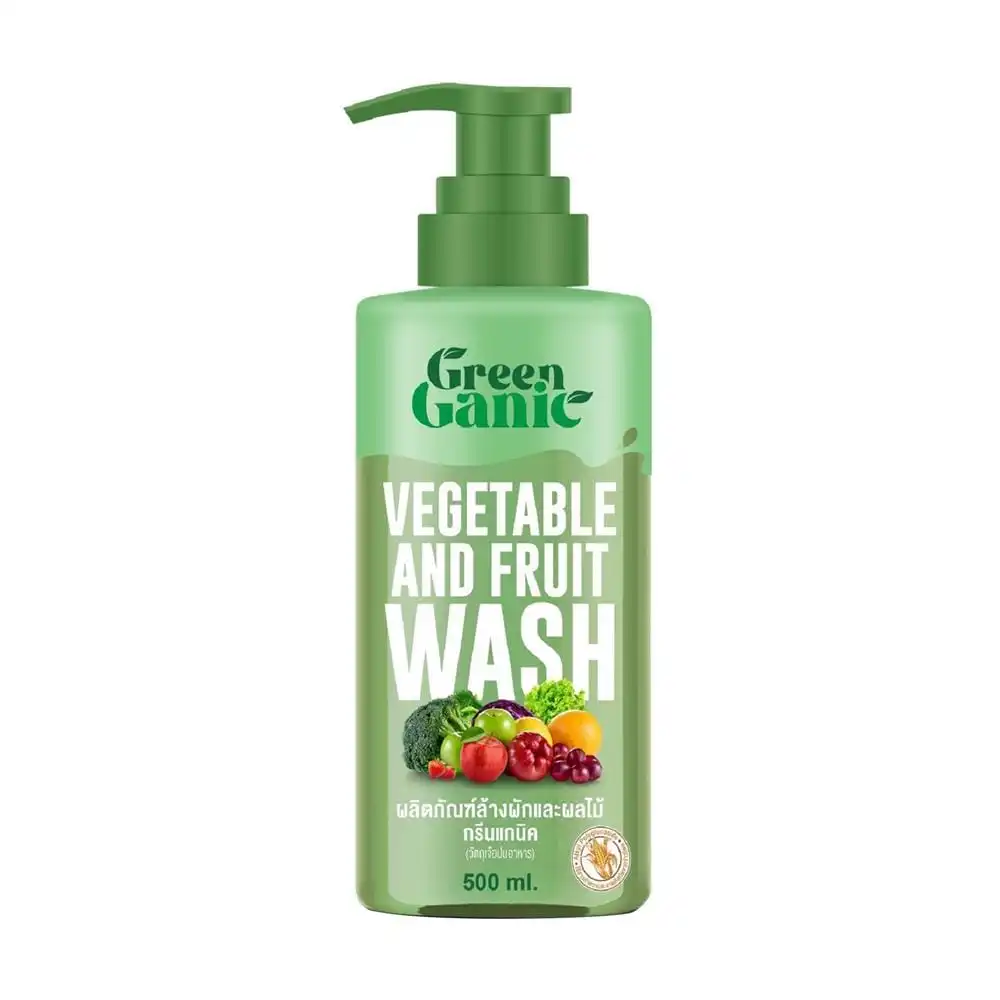 น้ำยาล้างผักและผลไม้ GREENGANIC 500 มล.-1