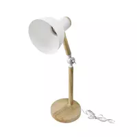 DESK LAMP MD HL-12WH HAT MT/WD WH/WD