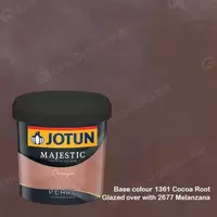Jotun Majestic Design Pearl 1361 Cocoa Root + 2677 Melanzana