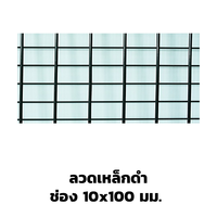 ตะแกรงอาร์ค ลวดเหล็กดำ 10x100 มม.