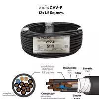 CVV-F Cable 12x1.5 mm2 YAZAKI 100 m