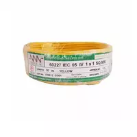 THW cable (IEC01) 1x1 sq.mm. yellow 30 meters NNN
