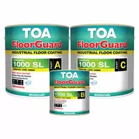 TOA 6016 TOA ฟลอร์การ์ด 1000 เอสแอล สีทาพื้นภายใน ฟิล์มหนา อีพ็อกซี่ สี Turquoise Green