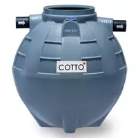 ถังแซท ถังบำบัดน้ำเสีย COTTO 1000 ลิตร ชนิดรวมไร้อากาศ CN1000E1 8852425651440