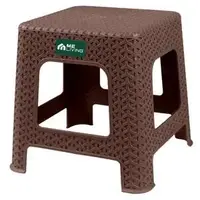 PLASTIC CHAIR ME LIVING BAMBU-M BROWN