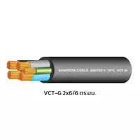 สายไฟ VCT-G 2x6/6 ตร.มม. BCC