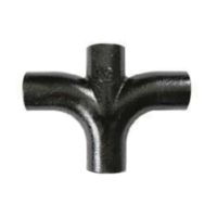Sanitary T Double Branches Hubless Type