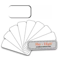 แผ่นอลูมิเนียม คอมโพสิต 3 มม. SkyHigh SH-6111 สีขาวบริสุทธิ์