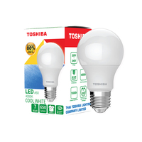 TOSHIBA A60 G7 E27 7W Cool White LED Bulb, Pear Shape