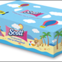 กระดาษเช็ดหน้า SCOTT BOX แพ็ก 4 ชิ้น