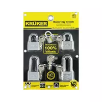 กุญแจมาสเตอร์คีย์ KRUKER 40 มม. แพ็ก 4 ตัว