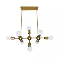 CHANDELIER MD HL-22015 EVL GS/MT WH/GD8L