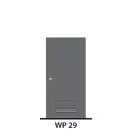 ประตูเหล็ก ทนไฟ LYNN WP29-FP (สีเทา PE-702471)