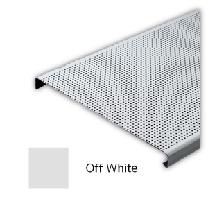 ฝ้าอลูมิเนียม 300G Fameline สี Off White