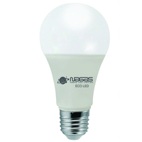 หลอดไฟ LED E27 18W วอร์มไวท์ ทรงลูกแพร์ ECO Bulb NAGAS