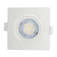 ดาวน์ไลท์ LED SHINING LCSC00740 7 วัตต์ COOLWHITE 3 นิ้ว สีขาว เหลี่ยม
