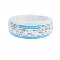 สายไฟ IEC01 THW 1x1.5 ตร.มม. สีขาว 50 เมตร NNN