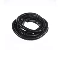 Corrugated PVC flexible pipe 20 mm x 5 m. Black color