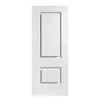 ประตูภายนอกUPVC ECO-DOOR UPVC2 80X200cm WH