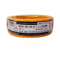 THW cable (IEC01) 1x1 sq.mm. yellow 100 meters NNN