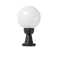 โคมไฟหัวเสา PP ทรงกลม 8 นิ้ว รุ่น 8000-S2 DECOS