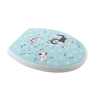 PLASTIC TOILET SEAT L-3102 DOG