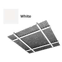 Galvanized Steel Mesh Metalworks White